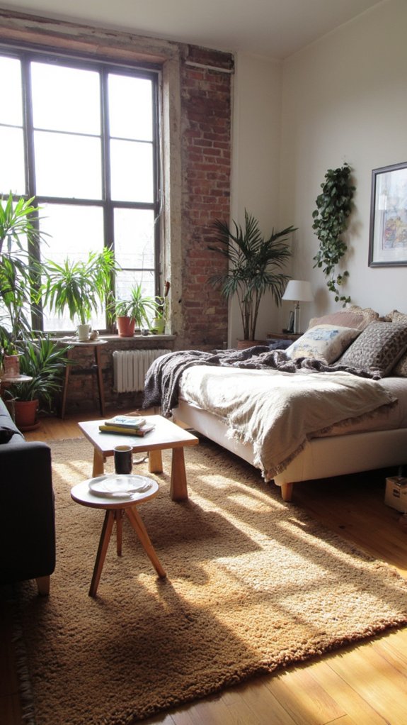 define spaces with rugs