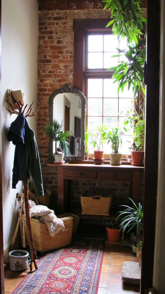 defined organized welcoming entryway