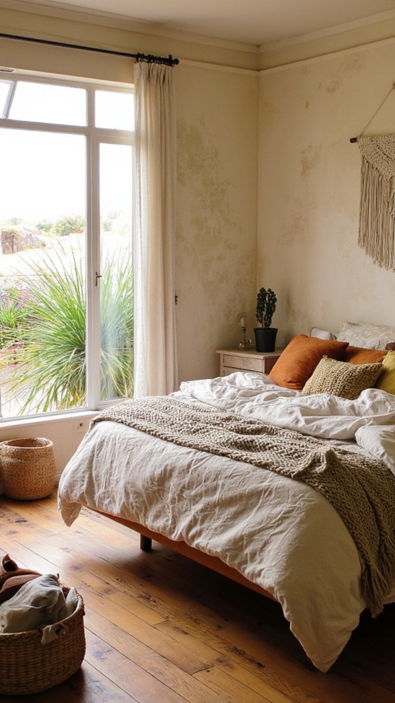 earthy tones create serenity