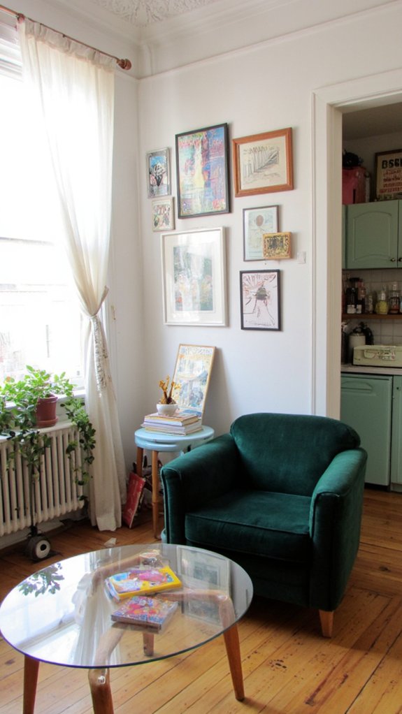 eclectic modern retro blend