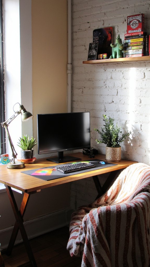 efficient space saving gaming setup