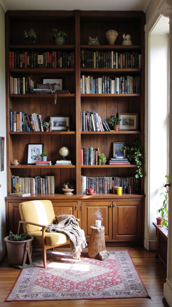 elegant storage and ambiance