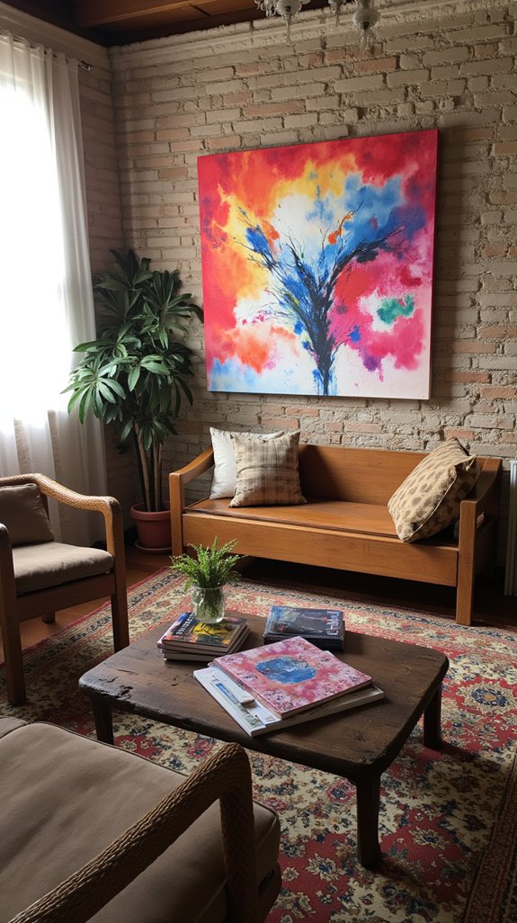 elevate apartment with art