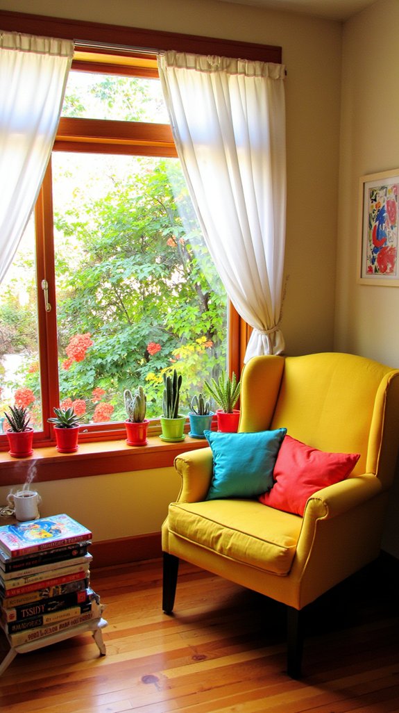 energizing bright color accents