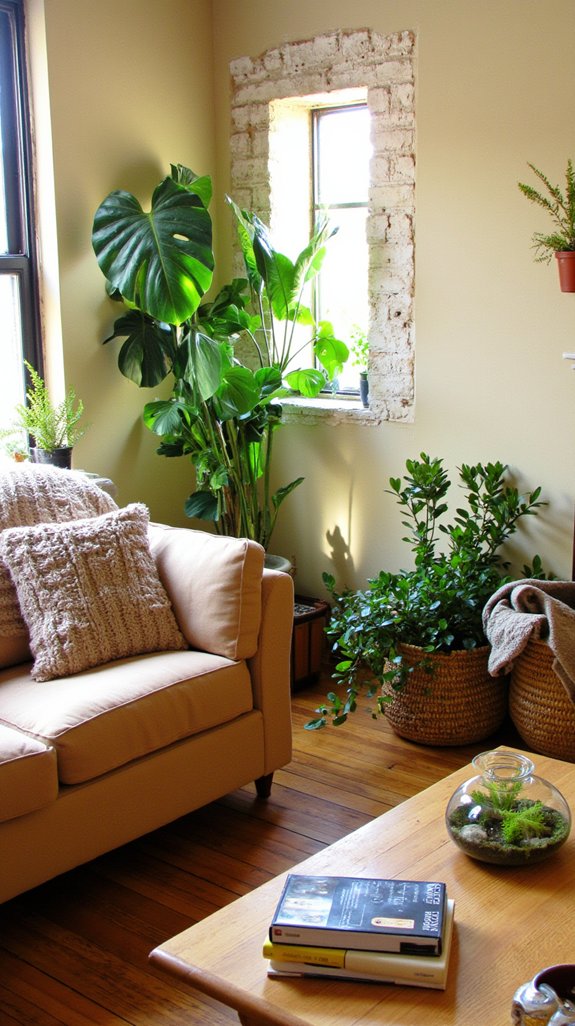 enhance space with greenery