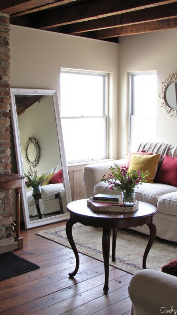 enhance space with mirrors