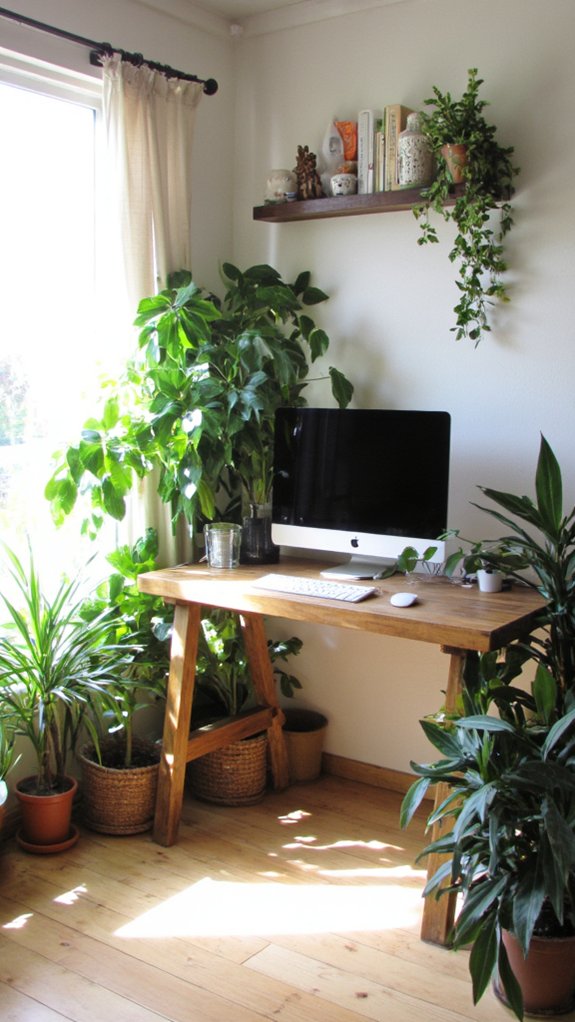 enhance space with plants