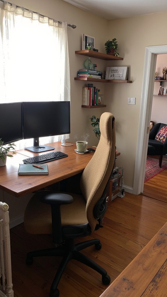 ergonomic gaming workspace setup