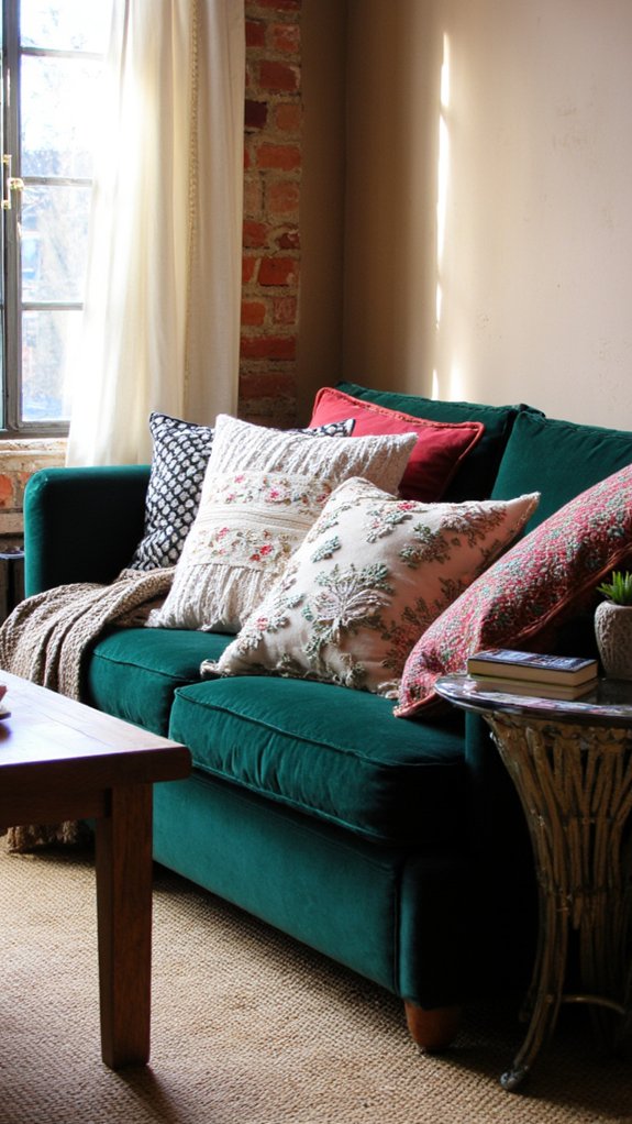 fabric mixing for depth