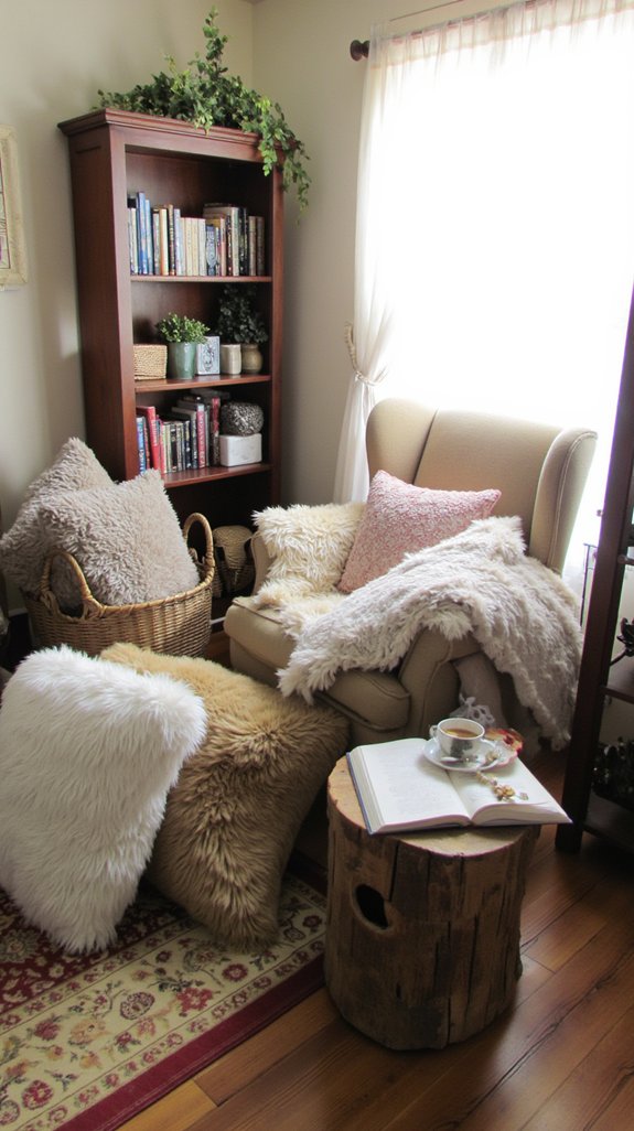 faux fur pillow comfort