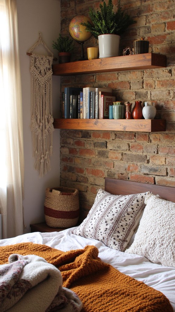 floating shelves for display