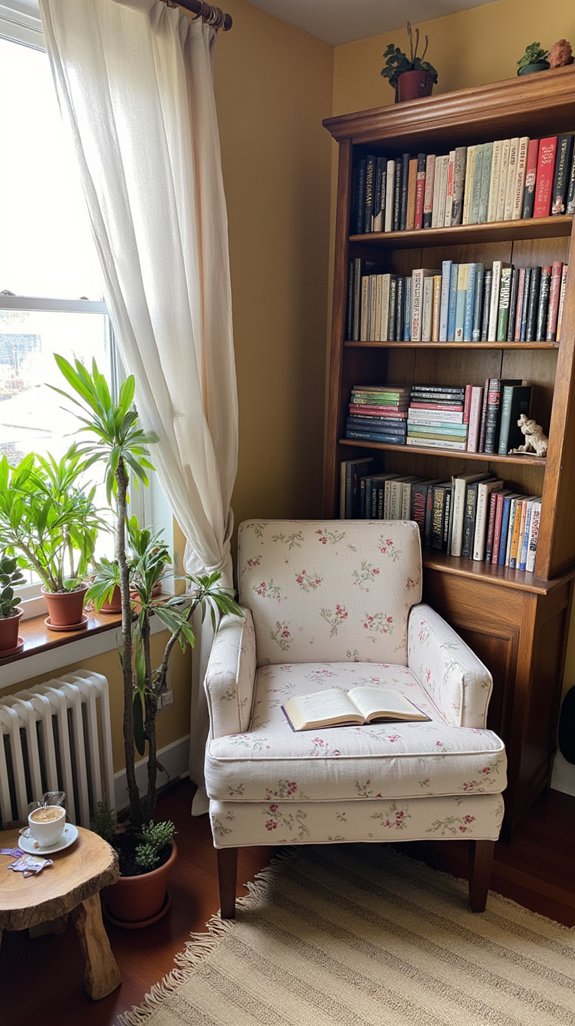 fresh greenery enhances reading