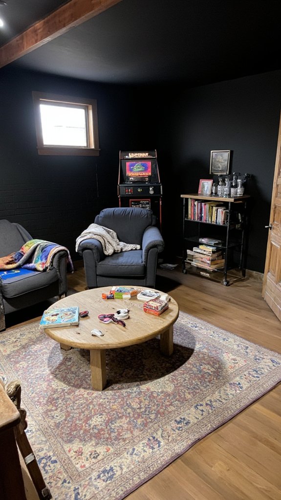 fun relaxing game room