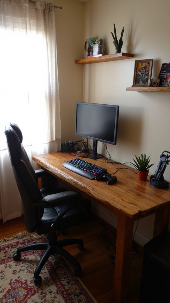 functional compact gaming desk