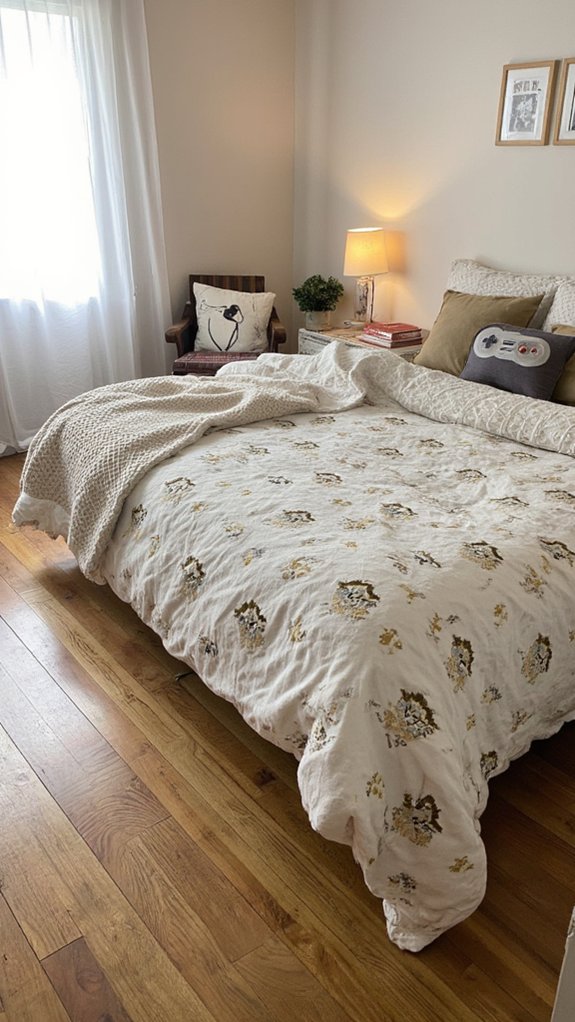 game inspired cozy bedding