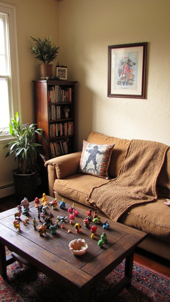 gaming heroes figurine display