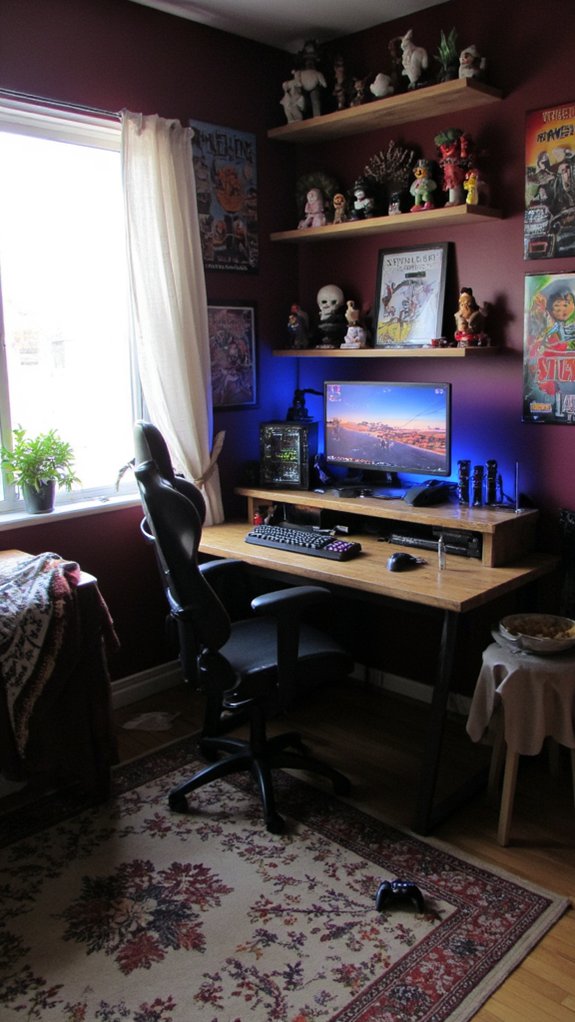 gaming setup with style