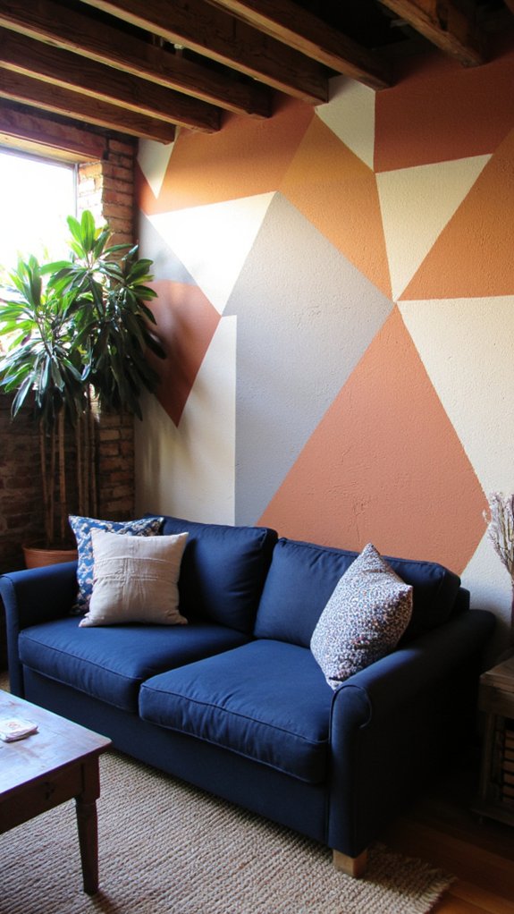 geometric patterns enhance basements