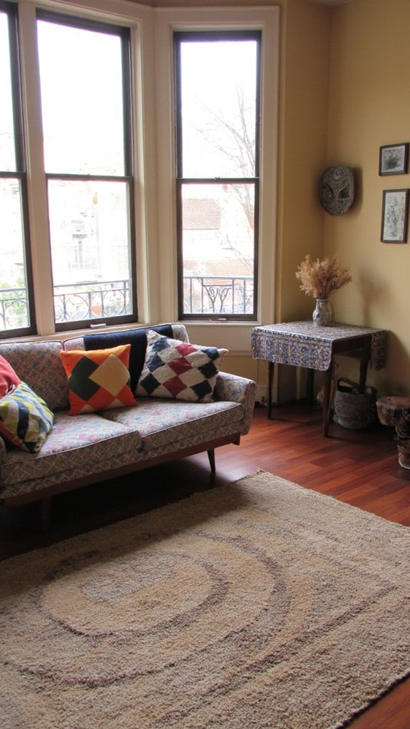 geometric patterns enhance textiles