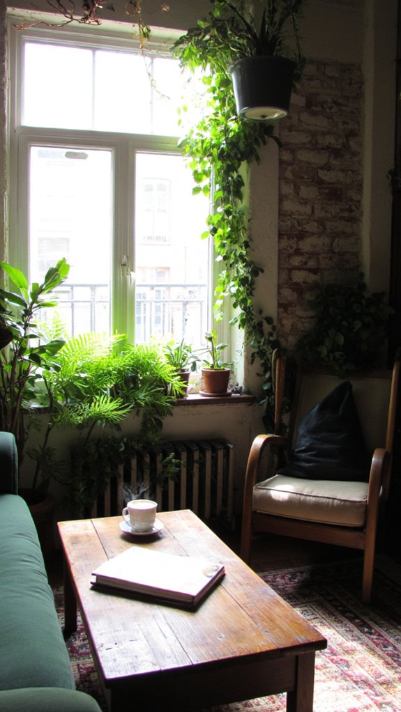 greenery enhances apartment atmosphere