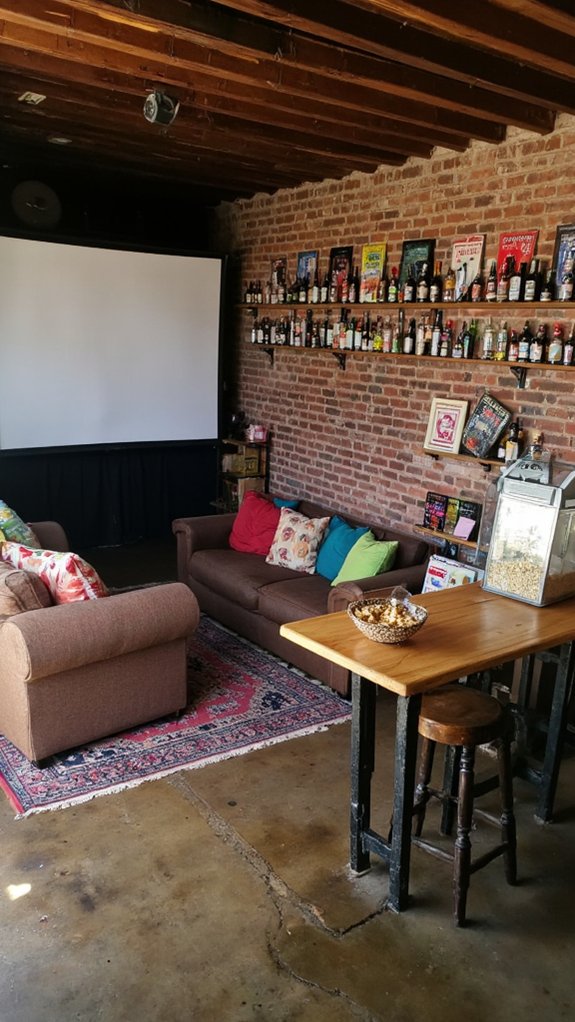 home theater snack bar