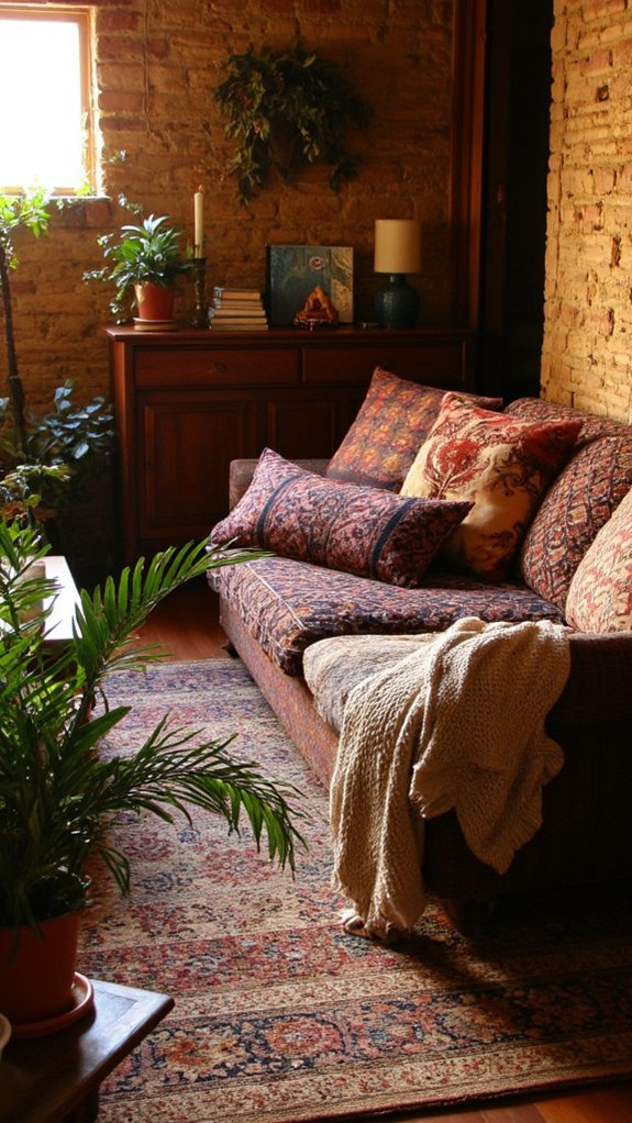 incorporate textiles for warmth