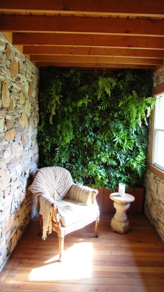 indoor plant wall benefits