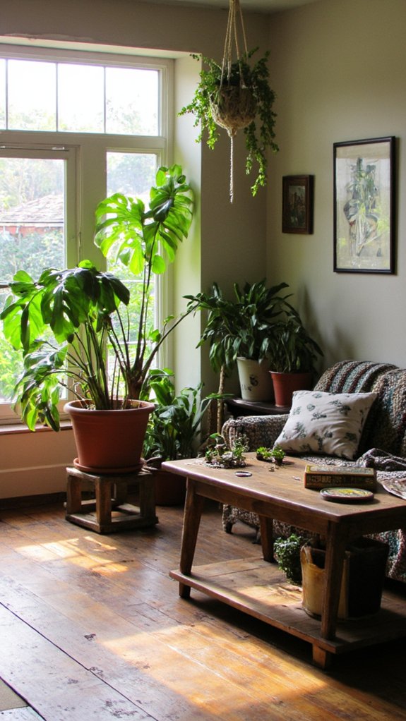 indoor plants enhance tranquility