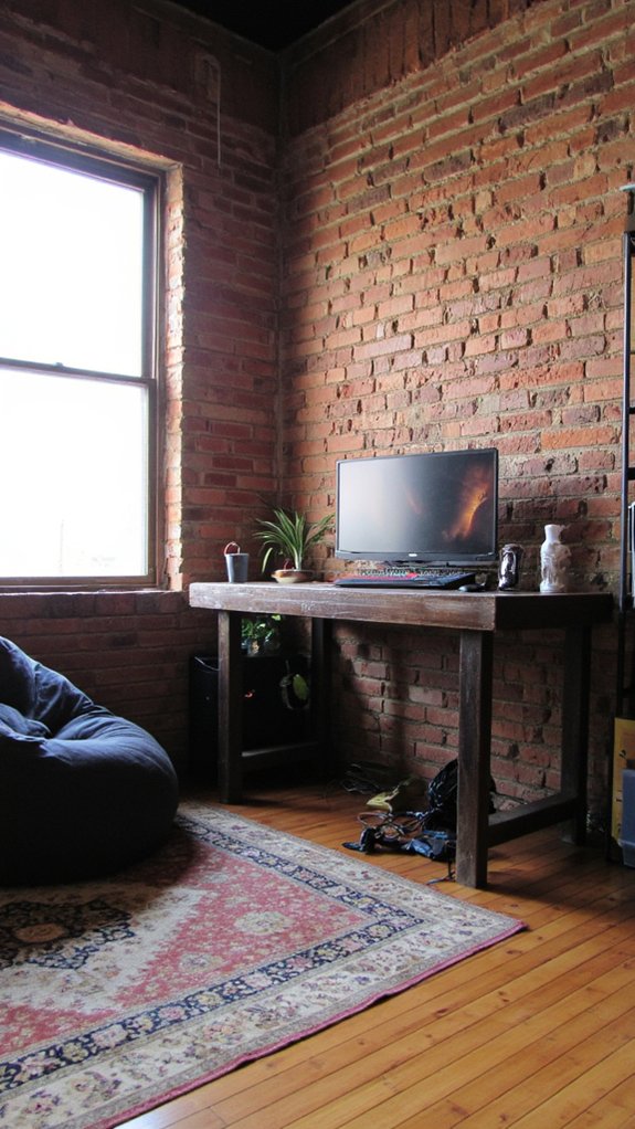 industrial vintage gaming retreat
