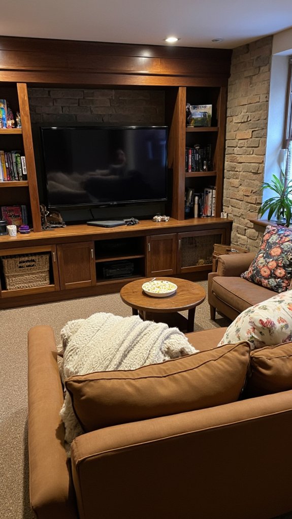 integrated entertainment for movie nights