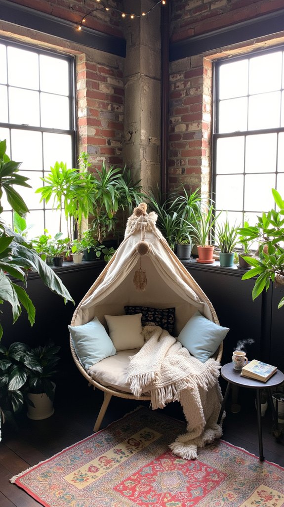 intimate reading nook design