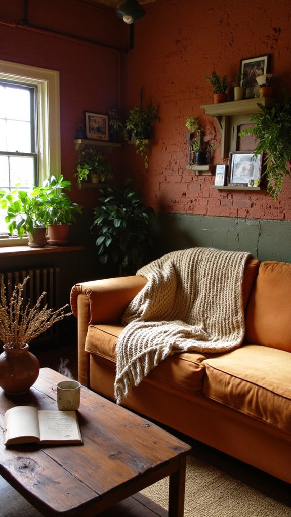 inviting earth tones warmth