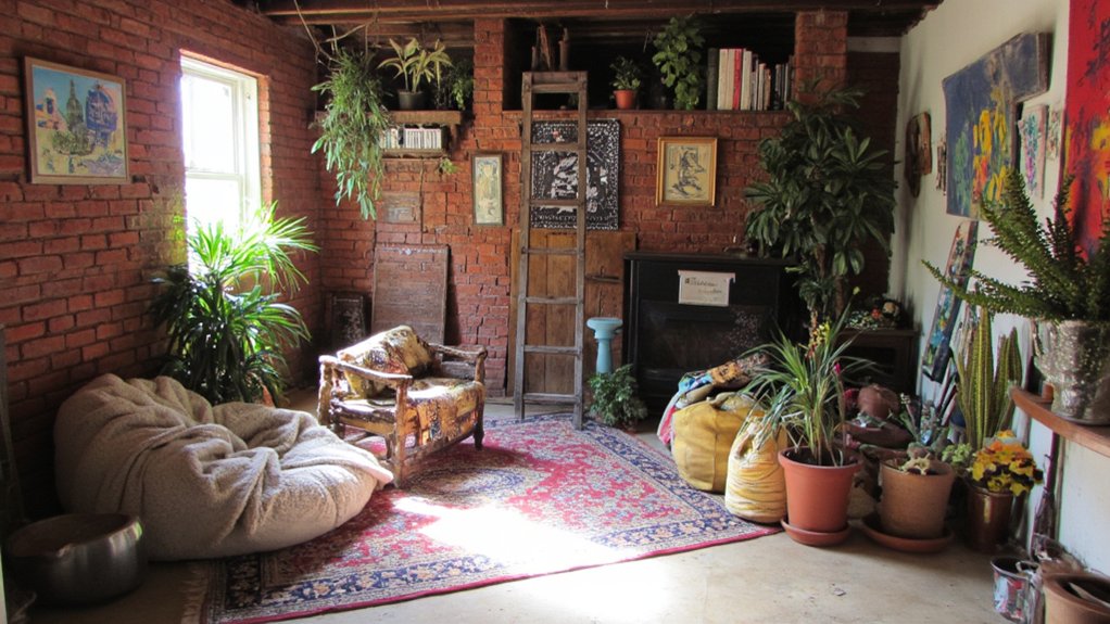 inviting unfinished basement designs