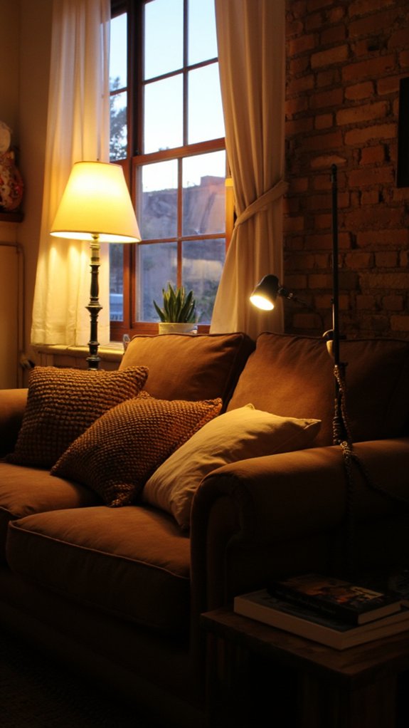 layered lighting creates warmth