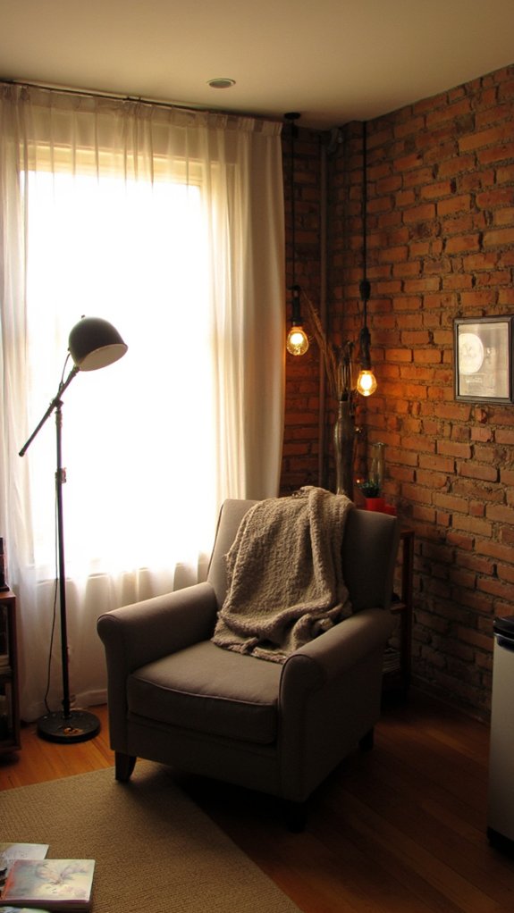 layered lighting enhances space