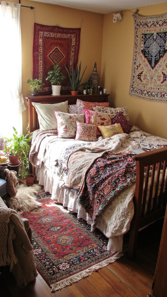 layered textiles for coziness