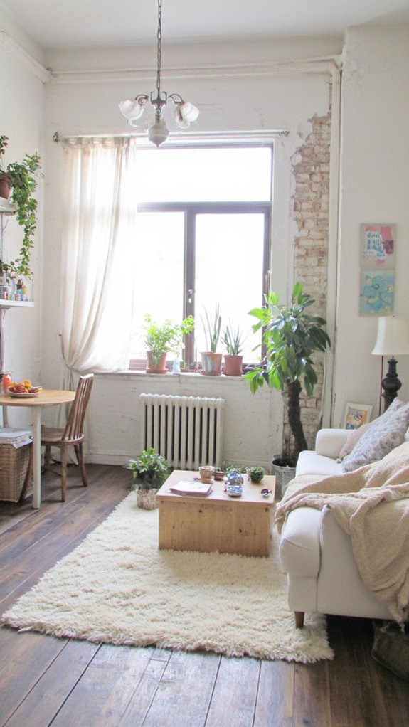 light colors create spaciousness