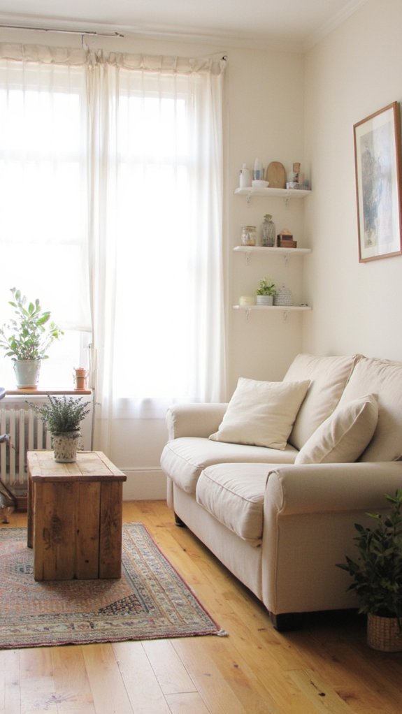 light colors enhance space