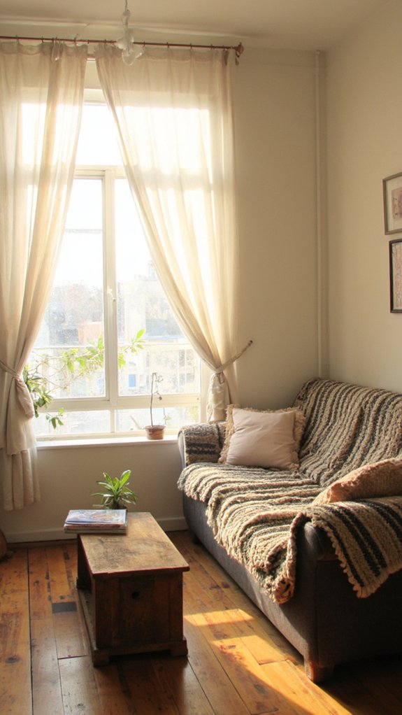 light filled airy atmosphere