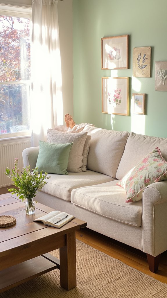 lightweight pastel fabrics enhance ambiance