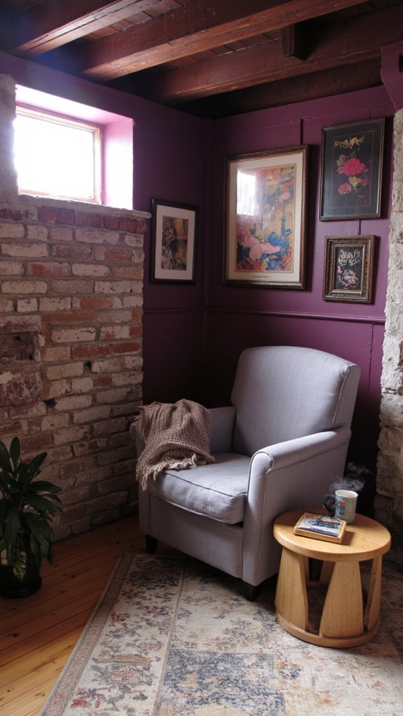 luxurious muted plum elegance