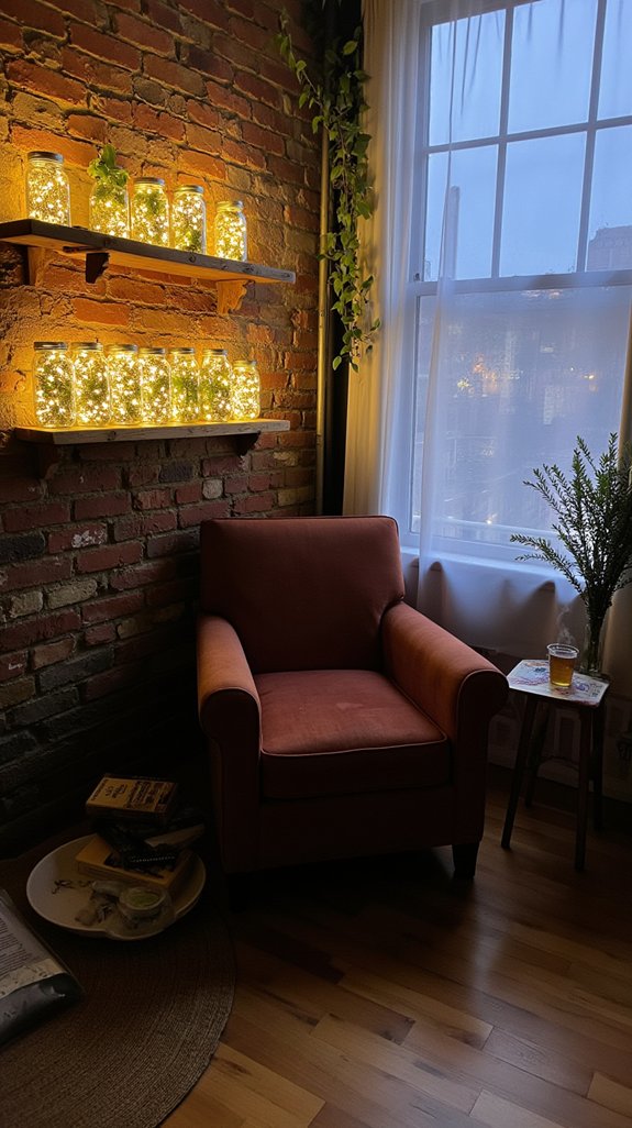 magical ambiance with fairy lights