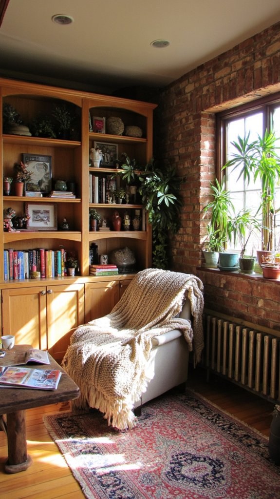 maximize space with shelving