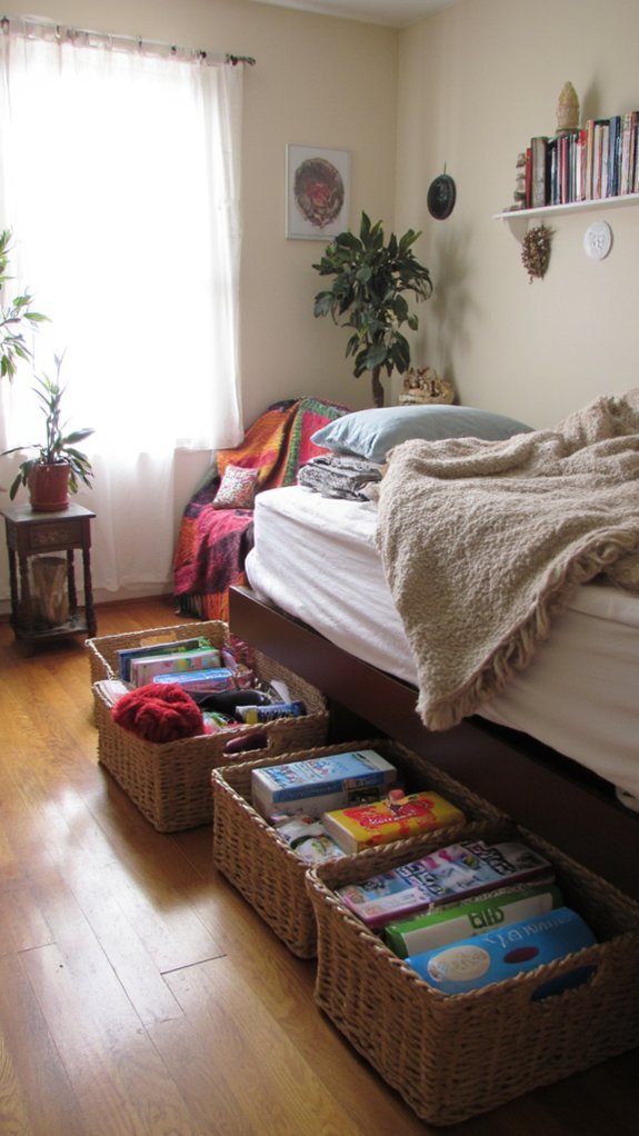 maximize under bed storage potential