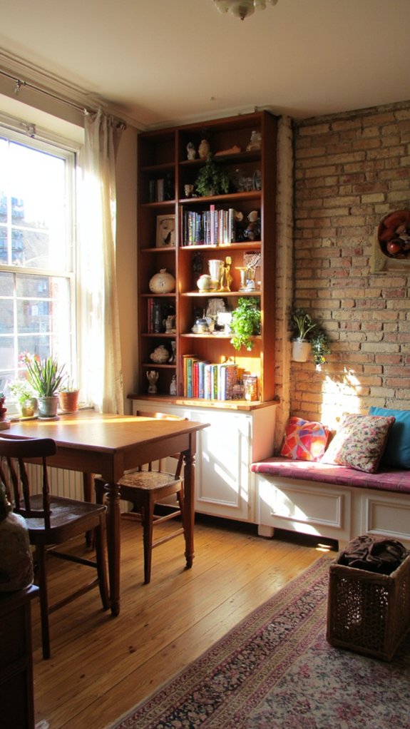 maximized space through storage