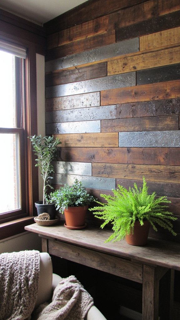 metal accents enhance style