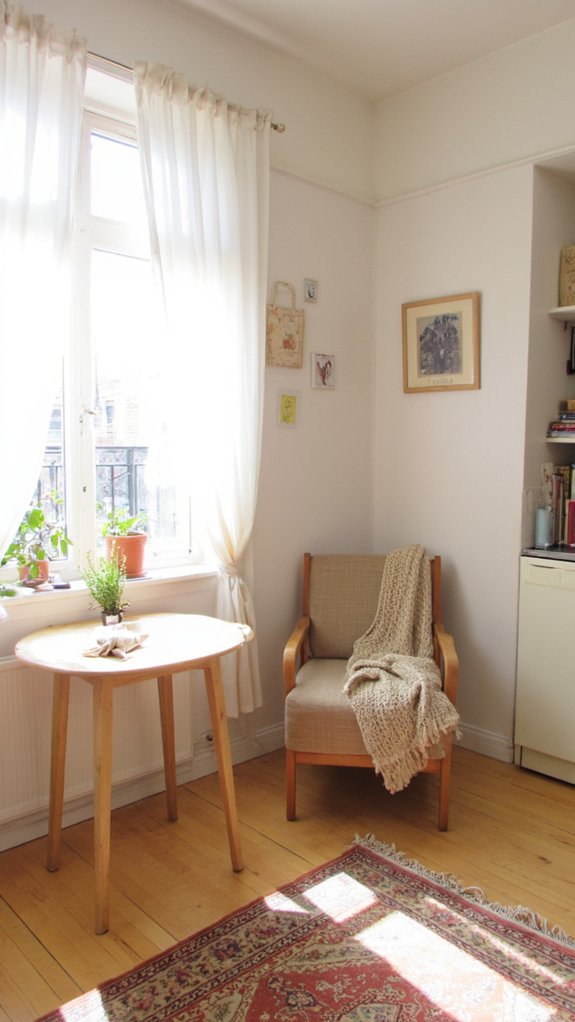 minimalism enhances cozy spaces