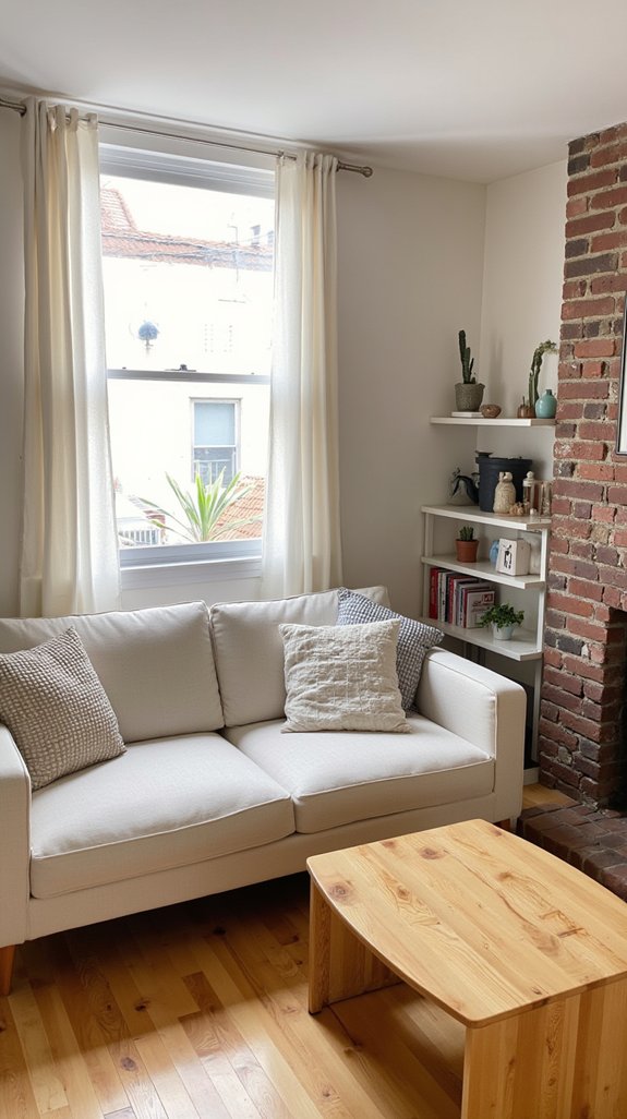 minimalist furniture enhances serenity