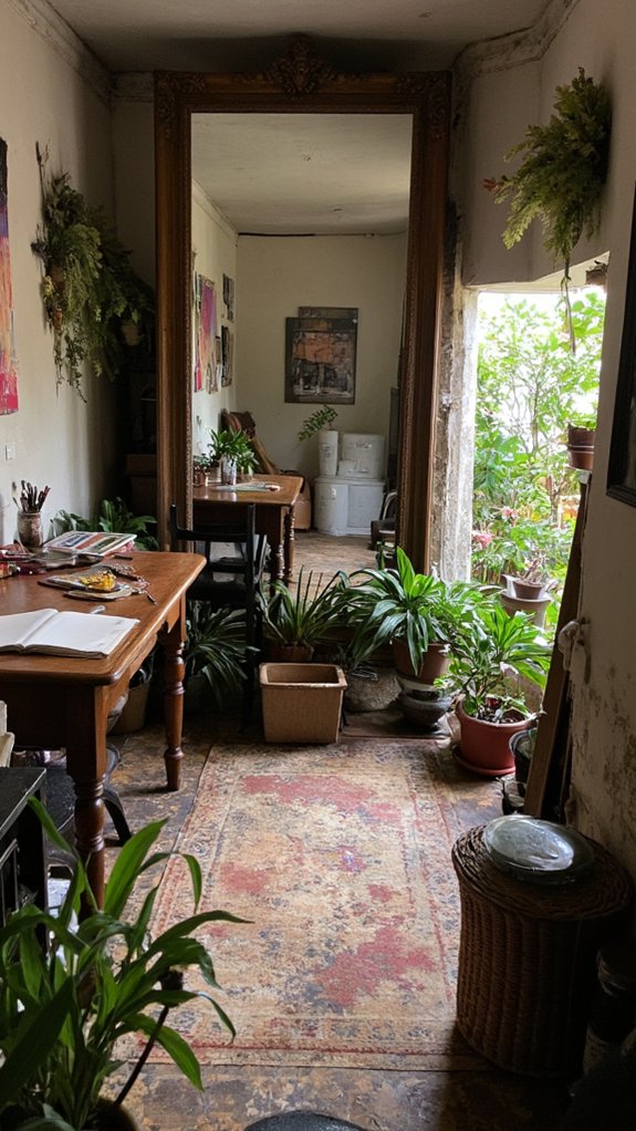 mirrors brighten and expand