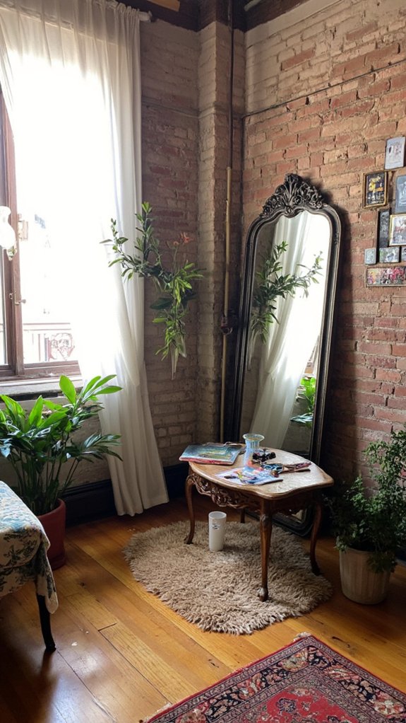 mirrors create spacious brightness